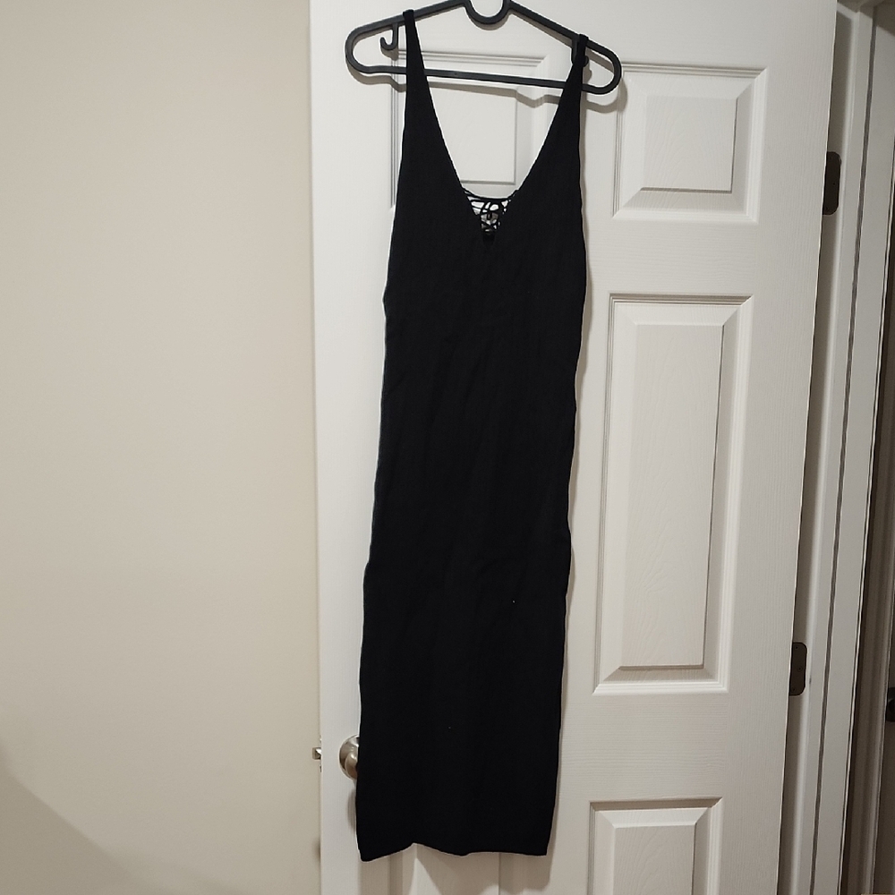 Lovestitch Black Midi Dress